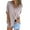Purple, variant on yunLCZ Classic-Fit Long-Sleeve Dress Women's Spring/Summer Solid Color Button Down Five Quarter Sleeve Lapel Shirt