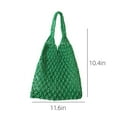 thumbnail image 3 of Hand-woven Soft Cotton Large Straw Shoulder Bag Boho Straw Handle Tote Retro Summer Beach Bag Rattan Handbag, 3 of 7