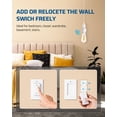 thumbnail image 3 of Enchufe de luz de control remoto DEWENWILS, rango de 100 pies, con certificación ETL, 3 of 7