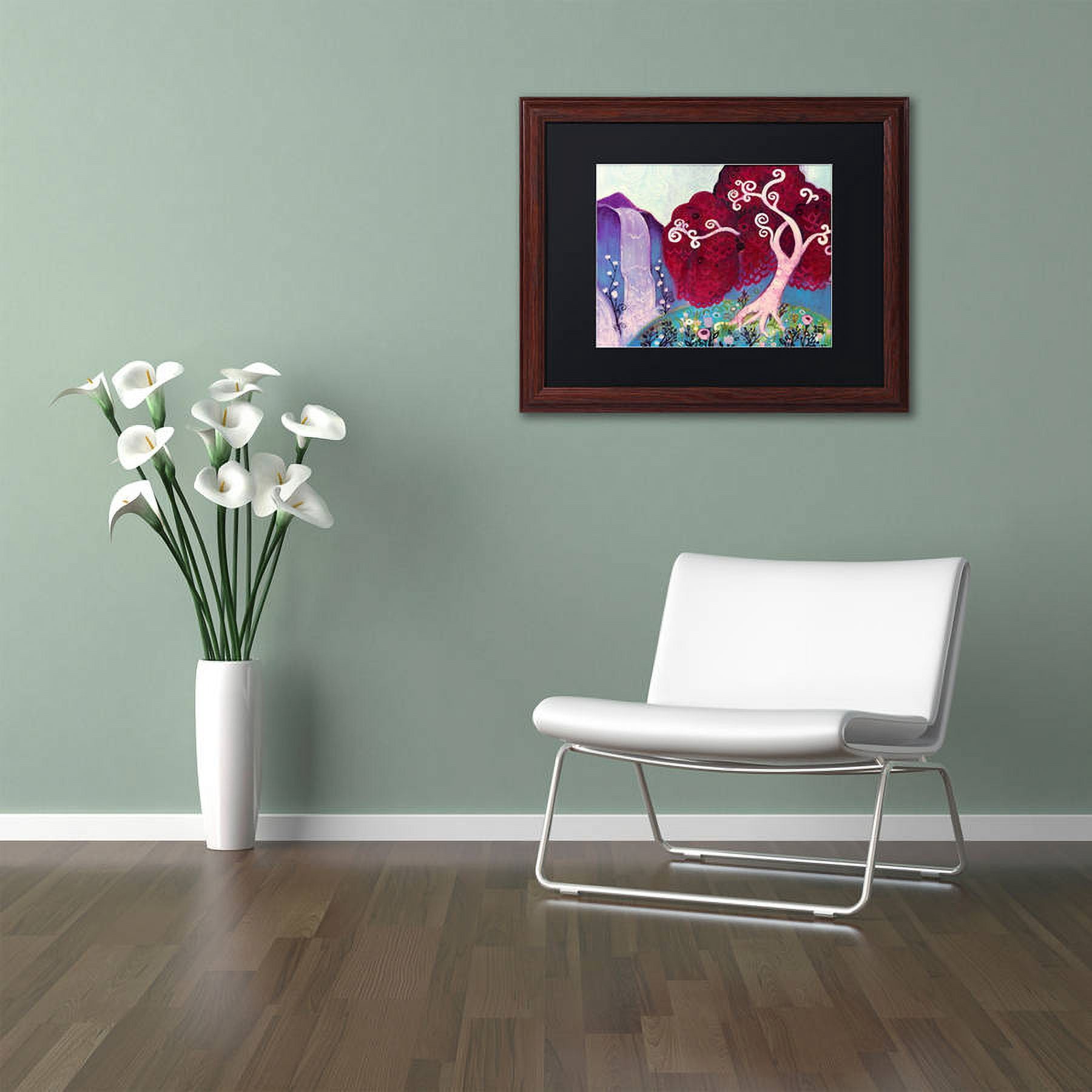 Trademark Fine Art "31" Canvas Art by Natasha Wescoat, Black Matte, Wood Frame
