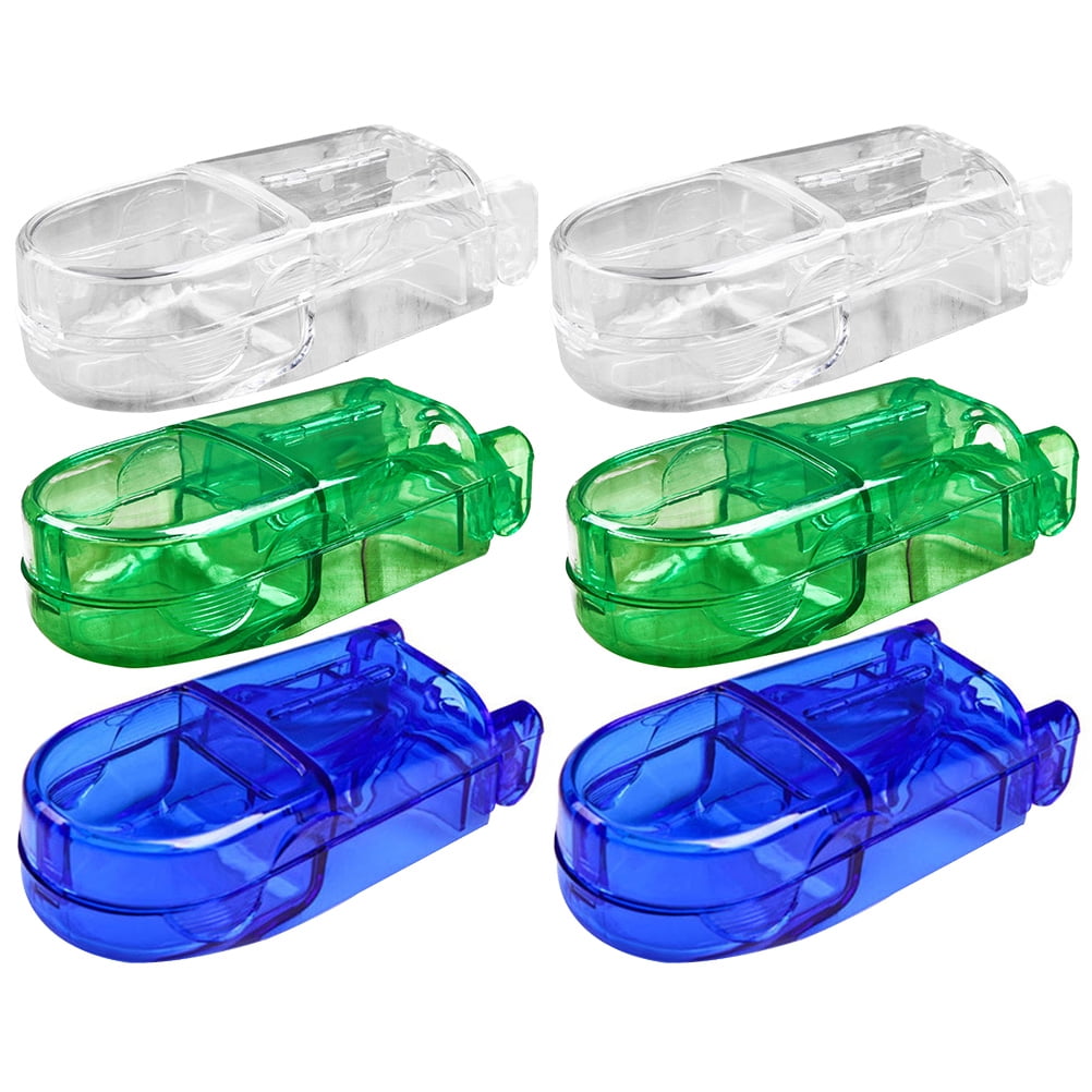 6pcs Professional Tablet Cutters Pill Splitter Small Pills Cutting