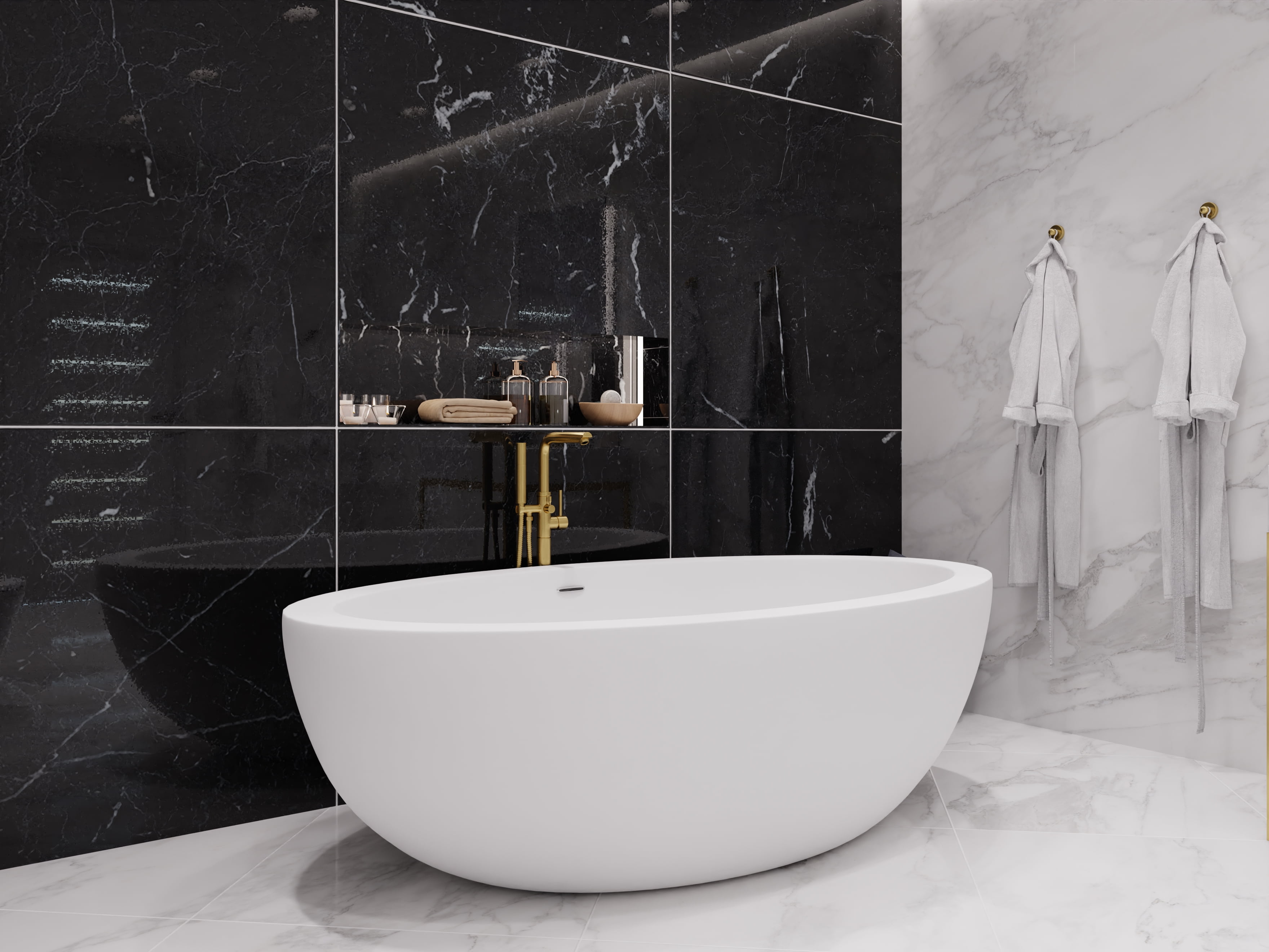 Anzzi FT-AZ8415 6.3 ft. Kekehun Series Solid Surface Center
