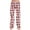 Watermelon Red, variant on Women Drawstring Waist Heart Print Lounge Pants Soft Lightweight Relaxed Fit Pajama Bottoms Sleepwear Trousers Black L