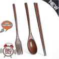 thumbnail image 1 of Chopsticks Tableware Wooden Cutlery Sets With Spoon Fork Environmentally Friendly Travel Portable Kitchen Accessories Tableware, 1 of 2