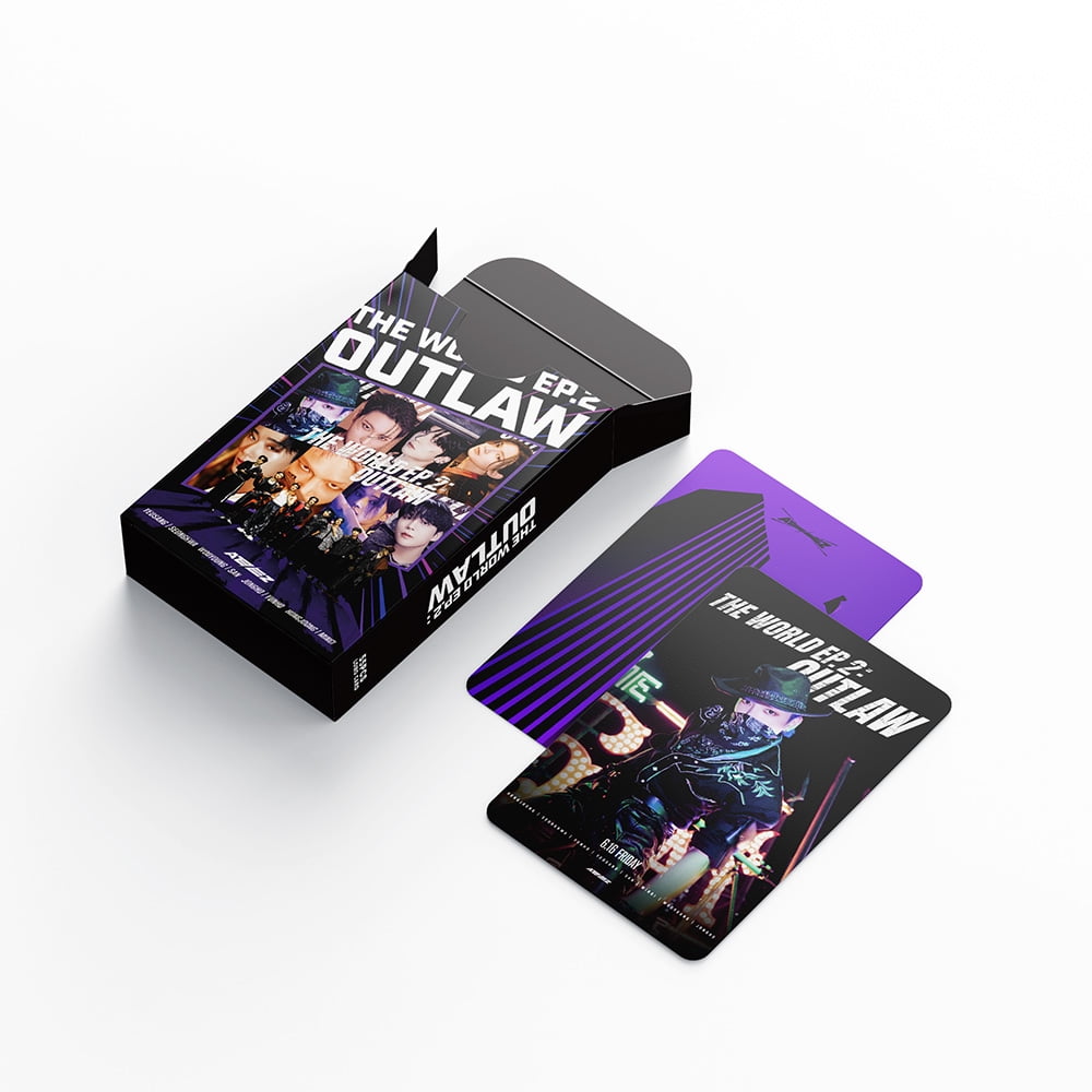 KPOP ATEEZ 110Pcs PhotoCards THE WORLD EP.2 OUTLAW KPOP ATEEZ 110Pcs PhotoCards THE WORLD EP.2 OUTLAW