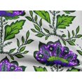 thumbnail image 5 of oneOone Rayon Purple Fabric Leaves & Clover Sewing Craft Projects Fabric Prints By Yard 56 Inch Wide-G3, 5 of 5