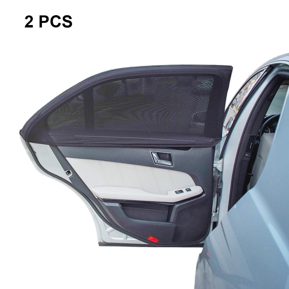 39X21 inch 2 Pack Car Window Shades bedee Car Sun Shade Block UV Rays Cover Rear Side Window Car Sun Shades for Baby Universal Fit Stretch Size 