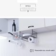 thumbnail image 3 of Naiovety Estante de almacenamiento de Metal debajo del estante, estante de alambre, cesta de almacenamiento, vajilla, estante organizador de tazas, Almacenamiento y organización del hogar Negro Naiovety HA025421-01, 3 of 6