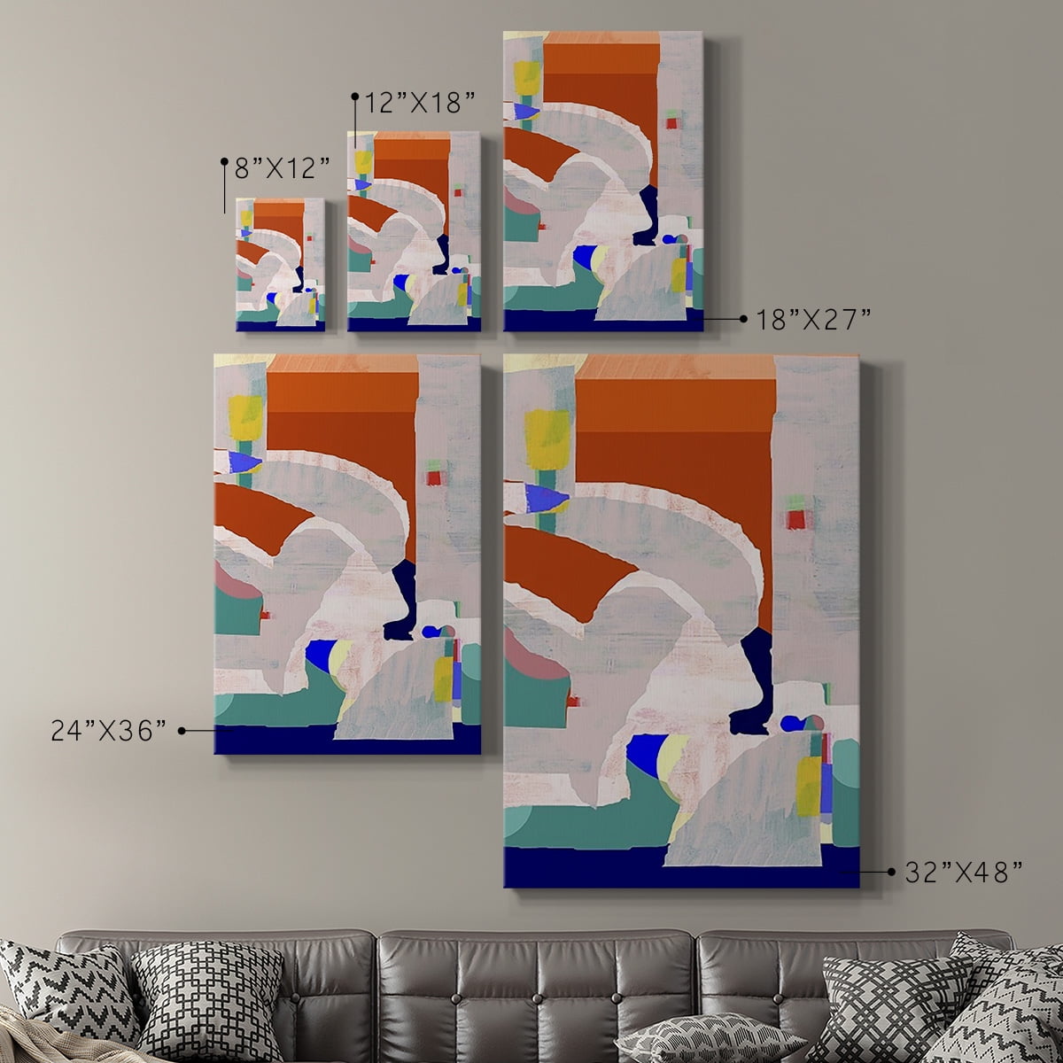 Lucca in Color I Premium Gallery Wrapped Canvas - Ready to Hang