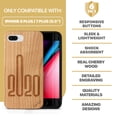 thumbnail image 7 of Case Yard Wooden Case Outside Soft TPU Silicone, Slim Fit Shockproof Wood Protective Phone Cover for Girls Boys Men and Women, Supports Wireless Charging 2020 Design case for iPhone-8-Plus, 7 of 7