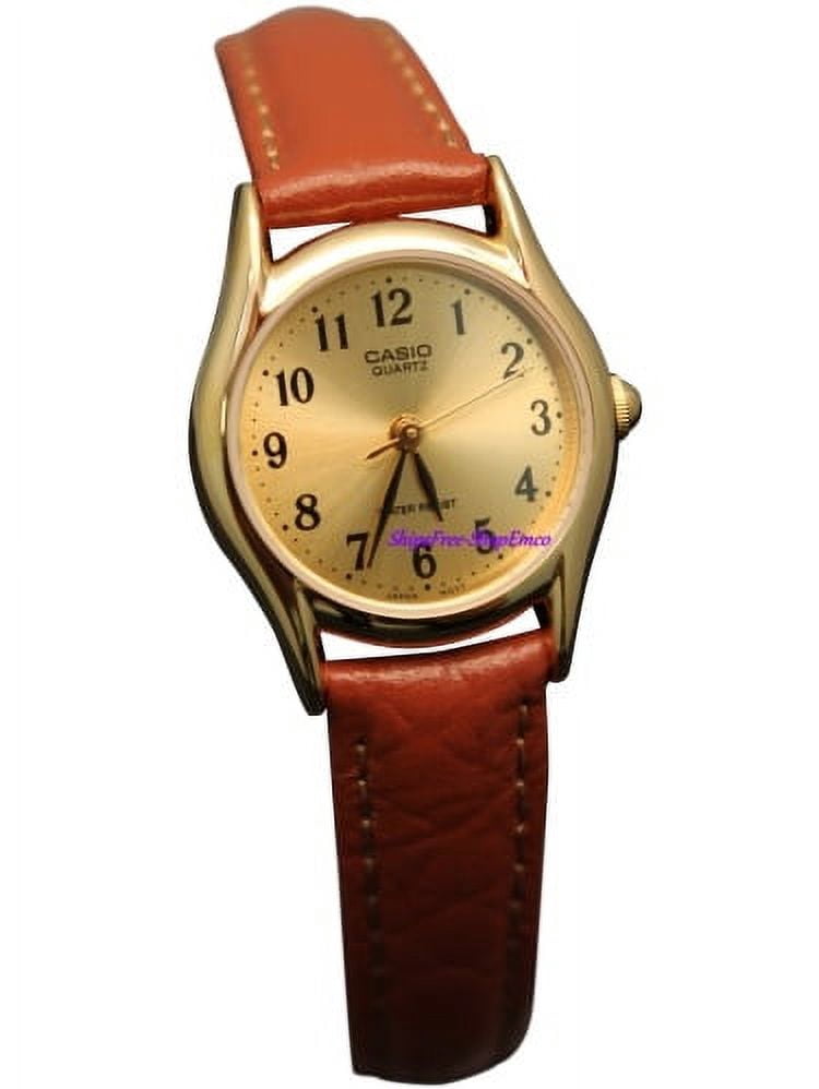 Women's LTP1094Q-9B Gold Leather Quartz Fashion Watch