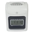 thumbnail image 4 of Time Clock,attendance machine Electronic time clock Paper card punch Power outage available Clock face / LCD screen ,Easy Operate, 4 of 6