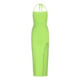 thumbnail image 4 of Dresses for Women 2024,Clearance Women's Spring/Summer Fashion Strap Sleeveless Square Neck Dress, 4 of 4