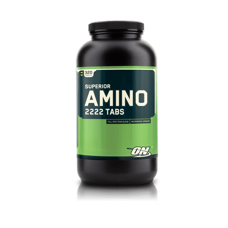 Optimum Nutrition Superior Amino 2222 Capsules, 320 (Best Time To Take Amino 2222)
