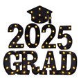 thumbnail image 2 of Joernso 2025 Grad Light Up Letters Class of 2025 Grad LED Letters Signs Congrats Graduation Party Supplies for Kindergarten Preschool High School College, 2 of 8