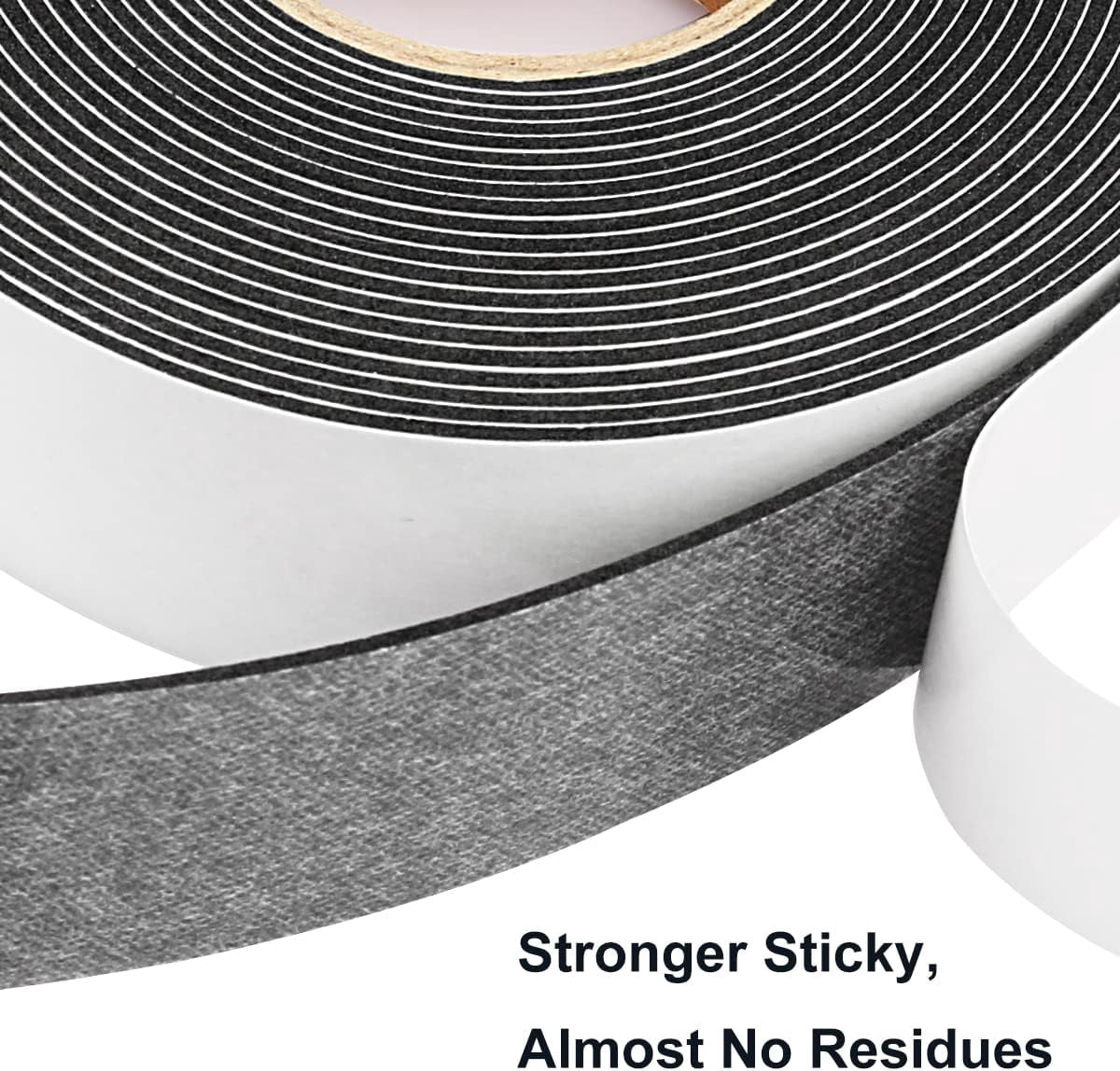 FRKSMD-2 Rolls Weather Stripping Door Seal, 1''W x 1/16'' T Foam Tape Single Sided, Adhesive Closed Cell Weather Strip (Total 32 Feet Long)\u2026