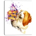 thumbnail image 2 of Labrador Mignon Aquarelle - Art Mural sur Toile, 2 of 3