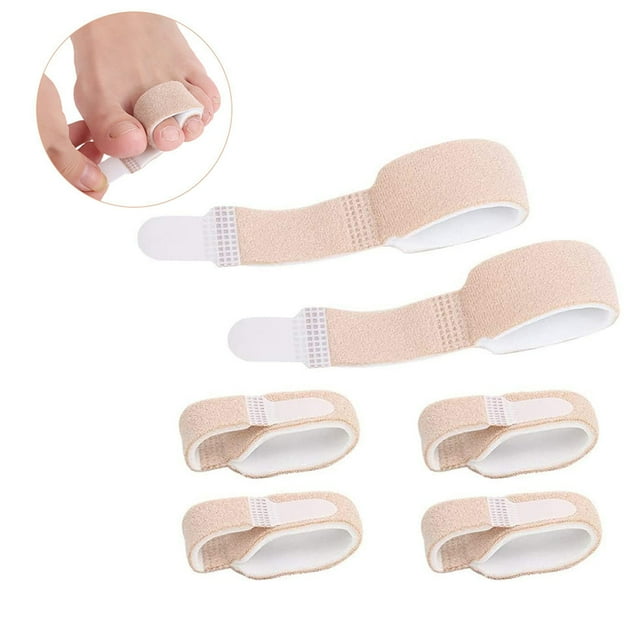 Toe Straightener Tape, Promote Healing 6Pcs Hammer Toe Wrap for Finger Arthritis