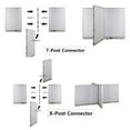 thumbnail image 6 of GOF Double 12 Stations Office Cubicle (60”D x 288”W x 72”H) Freestanding Privacy Workstation, Partition Wall Panels, Office Room Divider, 6 of 9