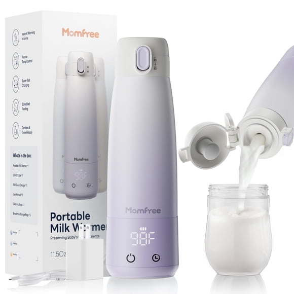 Calentador de leche para bebés Momfree MF006 inalámbrico portátil de 340 ml