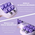 thumbnail image 5 of Foot Massage Roller For Plantar Fasciitis Relief Acupuncture Magnetic Beads 12 Rollers 4 Magnets Portable Foot Massager For Muscle Relaxation Blood Circulation, 5 of 6