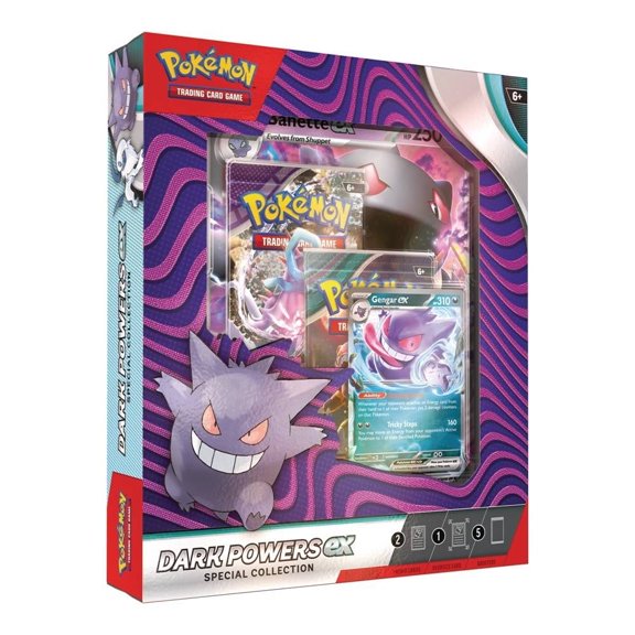 Cartas Coleccionables Pókemon TCG Dark Powers Absol Ex y Gengar Ex Colección En Inglés