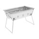 thumbnail image 3 of Barbecue Grill Camping Charcoal Grill para viajar al aire libre Sports Farmhouse Acero inoxidable, 3 of 8