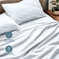 thumbnail image 6 of Bare Home 22" Extra Deep Pocket Sheet Set - Premium 1800 Collection - Ultra-Soft - King, White, 6 of 9