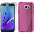 thumbnail image 1 of Étui/protecteur d'Écran pour Note 5, Tech21 Rose Evo Check [Anti-Choc] + Protection d'Écran en Verre Trempé PureGear pour Samsung Galaxy Note 5, 1 of 3