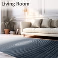 thumbnail image 2 of ODIKA 5'x7' Machine Washable Non-Slip Area Rug, Elegant Feline Haven Grey Waterproof Pet Protection High Traffic Rug, Gray, 103602, 2 of 7