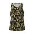 thumbnail image 5 of Sigee Mardi Gras3 for Men's Workout Tank Top, Athletic Gym Sleeveless Shirt - Quick Dry, Lightweight, Breathable 3X-Large, 5 of 9