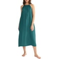 thumbnail image 4 of Miluxas Summer Dresses for Women Sleevless V Neck Boho Sundress Flowy Long Maxi Dress Beach Outfits Green XL(XL), 4 of 7