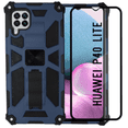 thumbnail image 1 of Funda Uso Rudo Rugged Robot Mas Mica 9d Para Huawei P40 Lite Azul Wol Mot funda de uso rudo doble capas con soporte, 1 of 6