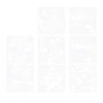 thumbnail image 3 of Naiovety Plantilla de dibujo para pintura de animales, 8 piezas, para colorear, repujado, plantilla reutilizable, Kit surtido, artesanía, 23x23cm Decoración del hogar Naiovety BFH000061-01, 3 of 6