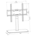 thumbnail image 2 of GlobalTone Table Top TV Mount (Replacement Foot Or Base) LED LCD PLASMA 23" To 47" VESA 400X400, 2 of 4