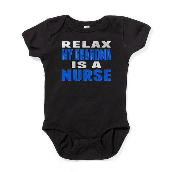 CafePress - My Grandma Is A Nurse - Cute Infant Bodysuit Baby Romper - Size Newborn - 24 Months
