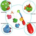 thumbnail image 5 of Juguetes de baño para bebés, juego de pesca para 1, 2, 3, 4 años, niños, juguetes de piscina con barra de pesca de juguete para niños Afortunado Sencillez, 5 of 5