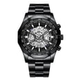 thumbnail image 1 of Reloj de pulsera impermeable Binbond Hollow no mecánico  Blanco, 1 of 9