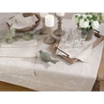 thumbnail image 4 of Saro Lifestyle Embroidered Swirl Design Natural Linen Blend Napkin - Set of 4, 4 of 4