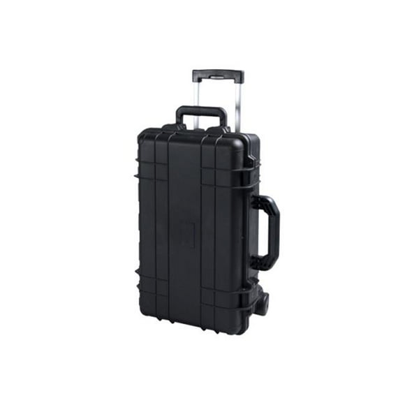 TZ Case CB-022 B Cape Buffalo à Roulettes, Étui Utilitaire Résistant à l'Eau, Noir - 8,75 x 14 x 22 Po
