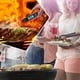 thumbnail image 3 of Termómetro para carne, termómetro de lectura instantánea digital de plegado rápido, termómetro para barbacoa con función de calibración y retroiluminación para cocinar MFZFUKR CPB-US-WZY45-2, 3 of 5