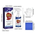 Bathroom Mold & Mildew Stain Remover Spray,Tub and Tile Mold Stain