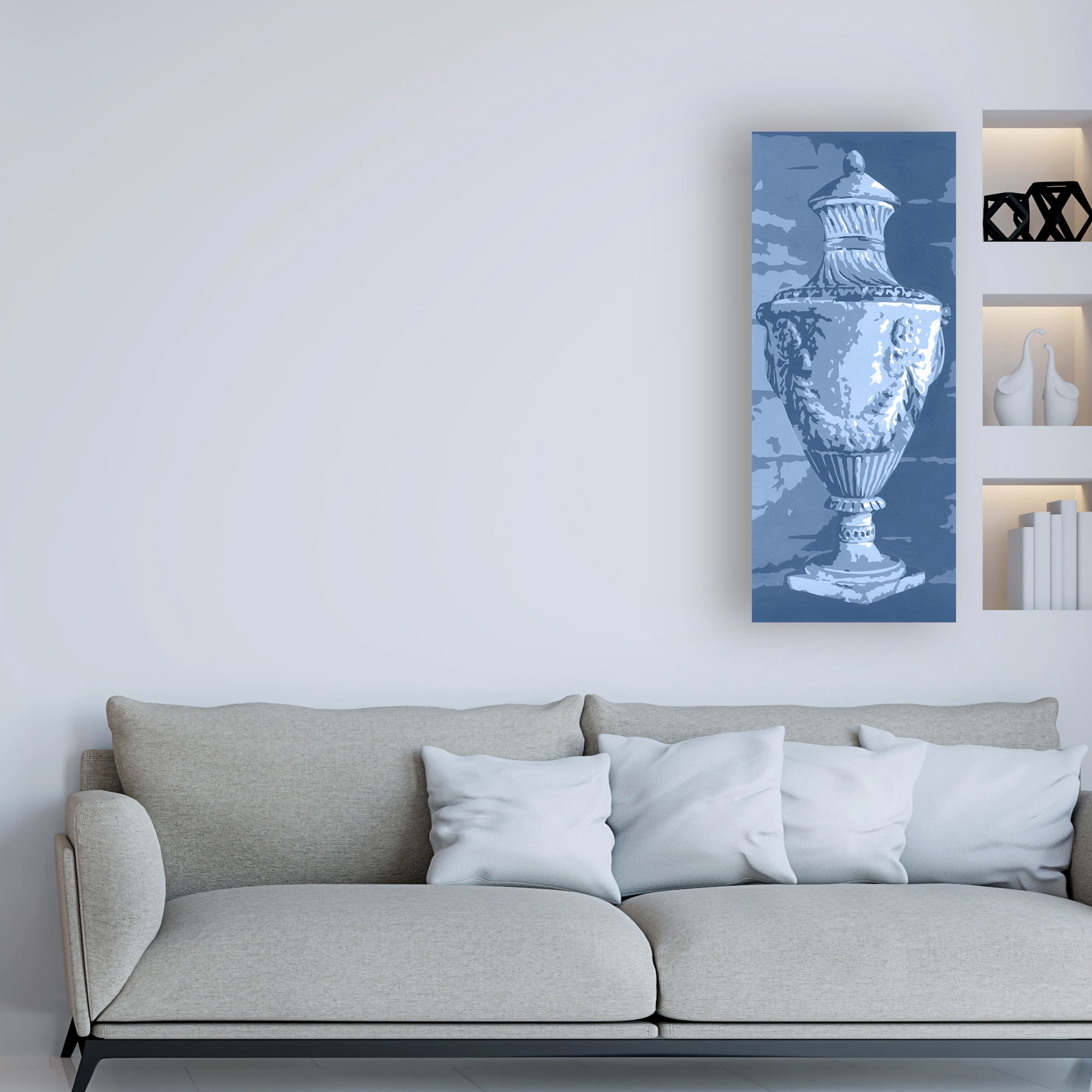 Trademark Fine Art 'Graphic Urn IV' Canvas Art by Ethan Harper