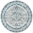 thumbnail image 6 of JONATHAN Y MODERN PERSIAN 8' Round Area Rug, Vintage Medallion - Light Gray/Blue, MDP106A-8R, 6 of 6
