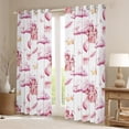 thumbnail image 2 of Erosebridal Crown Castle Curtains for Living Room,Pink Golden 30%-50% Blackout Curtains Set of 2 (38x45),Balloon Bow Curtains and Drapes (38x45),Female Bedroom Decor, 2 of 6