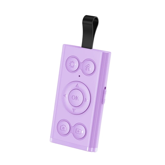 amagogo 9-key Remote Control for Camera Shutter. Convenient Trigger for Selfies, Photos, Purple