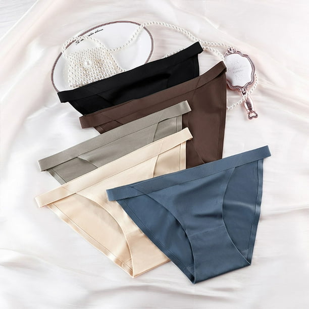 Aayomet Women's Plus Size Panties Striped Tangas No Show Bikini Custom  Thongs Women Underwear Panties Cotton Thong (Black, XL) 