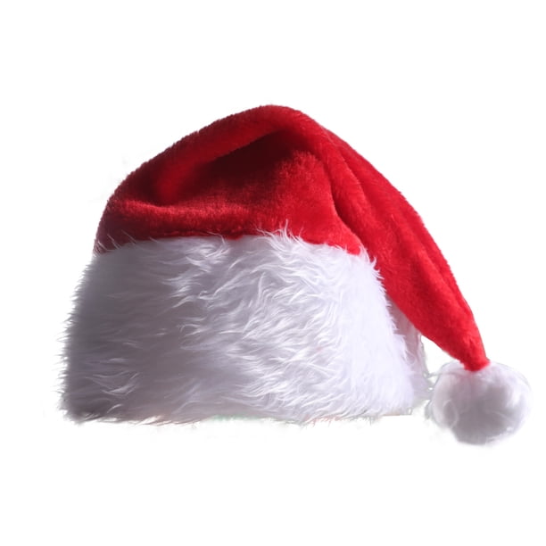 Ounissouiy Sombrero luminoso de Papá Noel de Navidad, sombreros cálidos de invierno, regalos de decoración, tocados de adorno para festivales al aire Kits de decoración para fiestas Ounissouiy HA069078-00