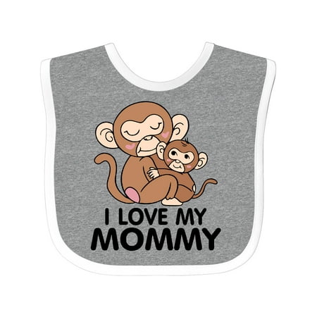

Inktastic I Love My Mommy Gift Baby Boy or Baby Girl Bib