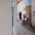 thumbnail image 2 of Analog Thermometer Electric Blue Anodized Aluminum 34 inch tall, 2 of 2